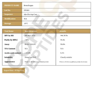 Bronchogen peptide
