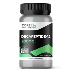 Decapeptide-12 200mg tyrosinase inhibitor melanin suppression skin research lyophilised vial