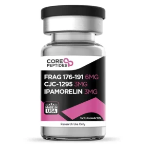 HGH fragment 176-191 CJC-1295 ipamorelin blend 12mg weight loss GH research vial