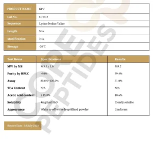 KPV peptide