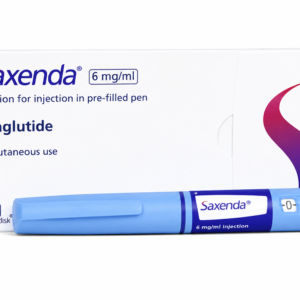 Saxenda (Liraglutide) 6 mg/mL pre-filled injection pen by Novo Nordisk for chronic weight management