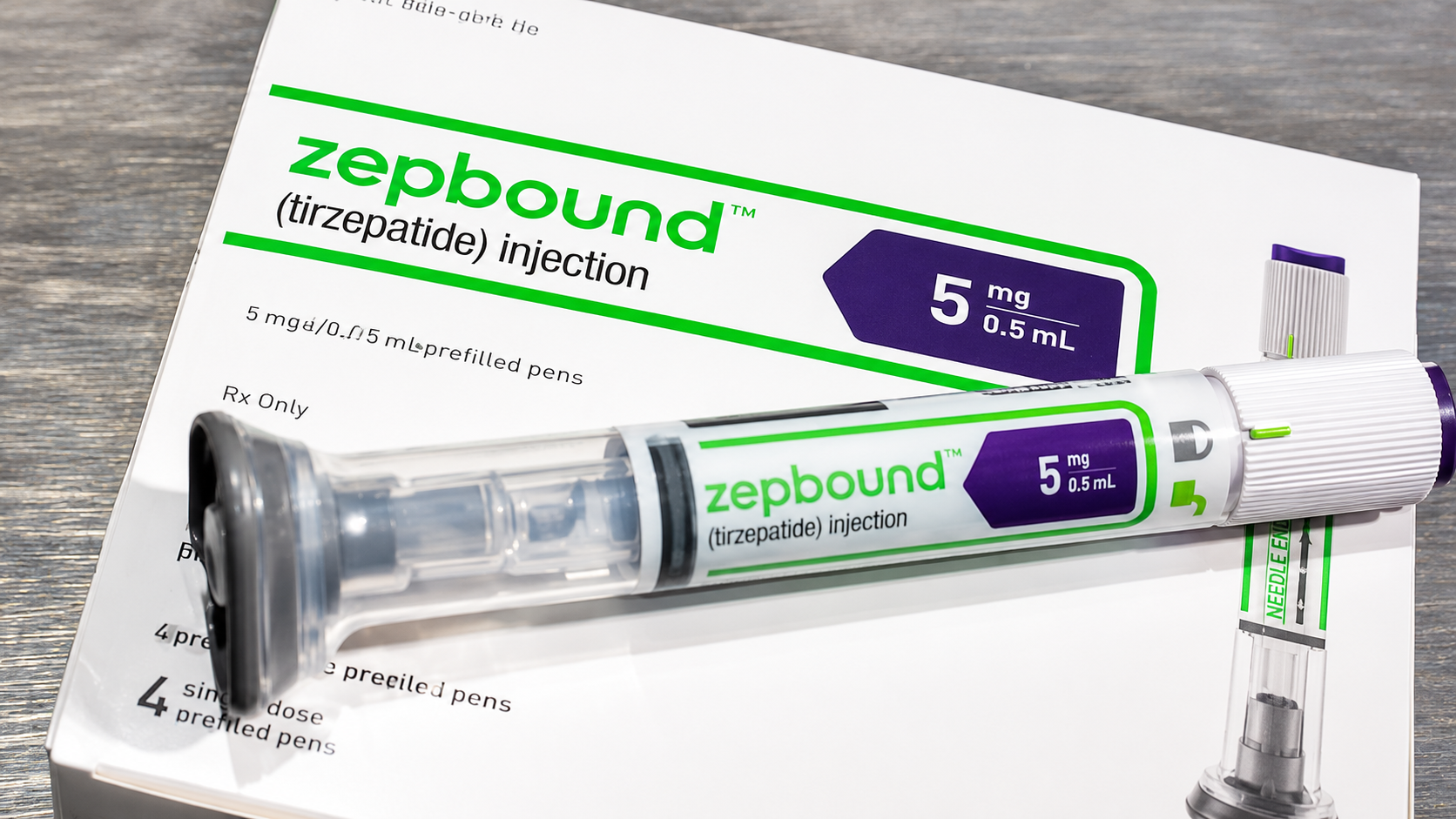 Zepbound® 5mg Tirzepatide Injection Pen | Weekly Weight Management Treatment Zepbound Tirzepatide 5mg Single-Dose Injection Pen for Chronic Weight Management.