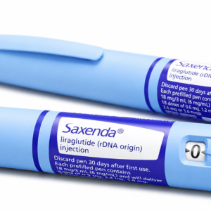 Saxenda (Liraglutide) 6 mg/mL pre-filled injection pen by Novo Nordisk for chronic weight management