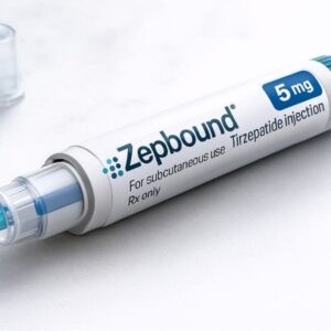 Zepbound Tirzepatide 5mg Single-Dose Injection Pen for Chronic Weight Management.