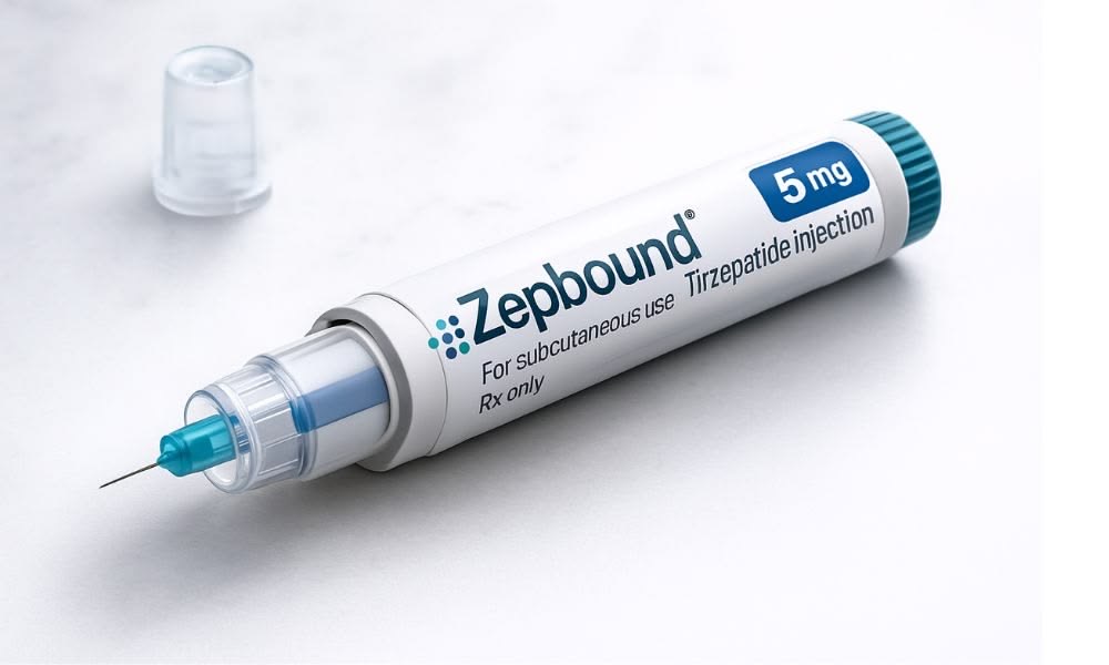 Zepbound® 5mg Tirzepatide Injection Pen | Weekly Weight Management Treatment Zepbound Tirzepatide 5mg Single-Dose Injection Pen for Chronic Weight Management.