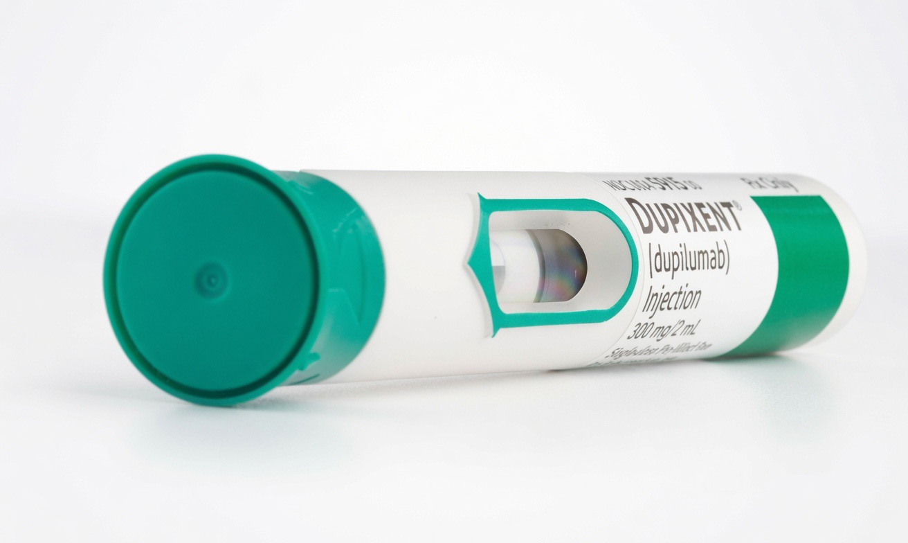 Dupixent® (Dupilumab) 300mg/2mL Pre-Filled Pen | Prescription Biologic Injection Dupixent (Dupilumab) 300mg/2mL Single-Dose Pre-Filled Pen for subcutaneous injection.