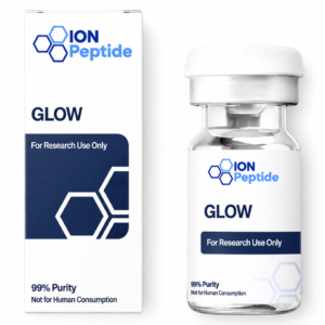 ION Peptide GLOW 70mg lyophilized research peptide blend vial